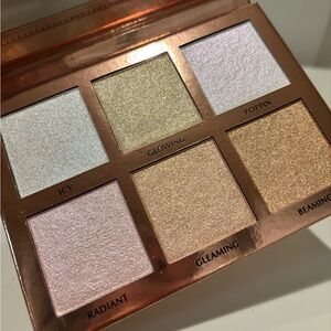 Highlighter Palette with Gold and Silver Shades